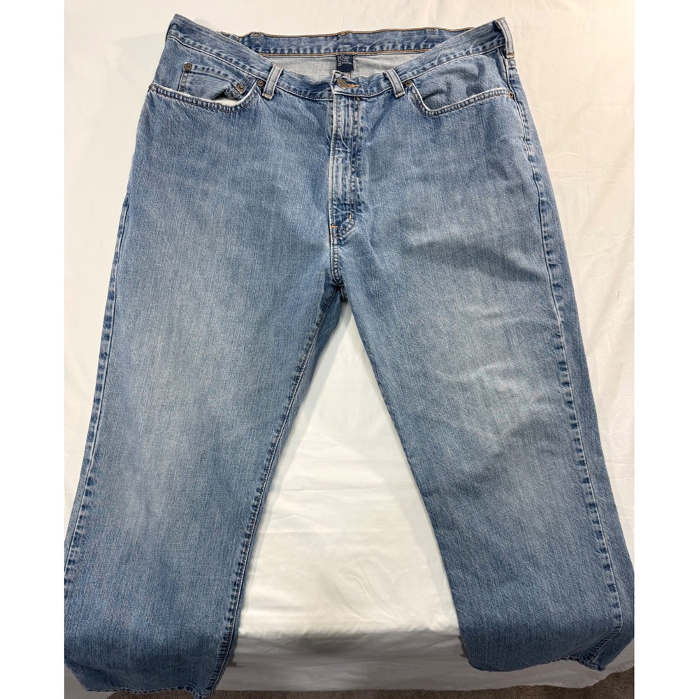Polo Ralph Lauren Mens Jeans Light Wash Straight Leg 100% Cotton 40x30 Blue
